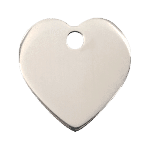 Heart Stainless Dog Tag