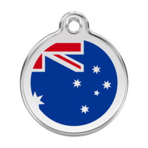 Australian Flag Dog Tag